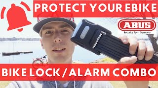 Secure Bike Lock/Alarm Combo for your Electric Bike (ABUS Bordo Big 6000  Alarm Review & Test)