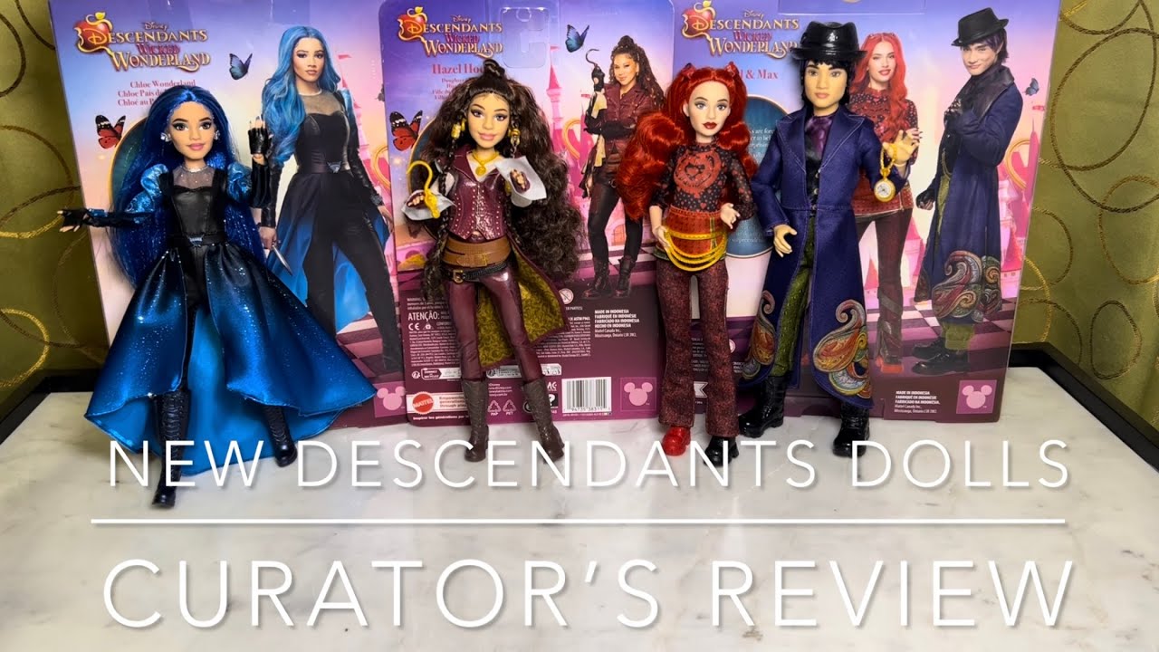 Disney Descendants 4体セット ドール　ディズニーチャンネル Curator's Review: Disney Descendants Wicked Wonderland. Chloe