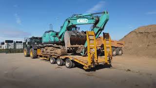 Porte-engins 320 Rolland sur un chantier de terrassement