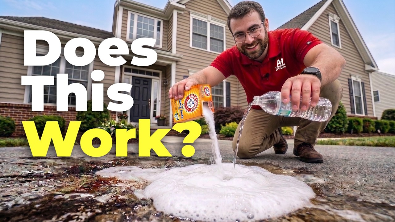 Testing the Viral Baking Soda Concrete Cleaner - Better Than Dish Soap?