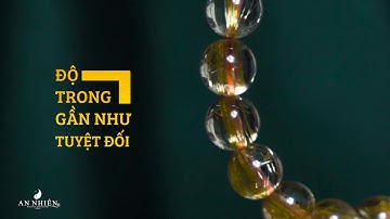 Thạch anh tóc vàng cao cấp || Golden rutilated quartz || Phong Thủy An Nhiên