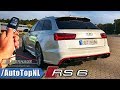 720HP Audi RS6 Avant Elmerhaus REVIEW POV Test Drive on AUTOBAHN by AutoTopNL