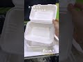 Clamshell Containers, 100% Compostable bagasse Containers , 9X6 inch Containers With Printed Logo