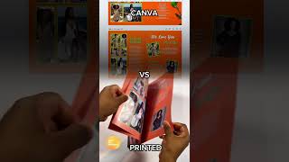 Canva vs Print: Funeral Program Want to design like this? Join our course! #canva