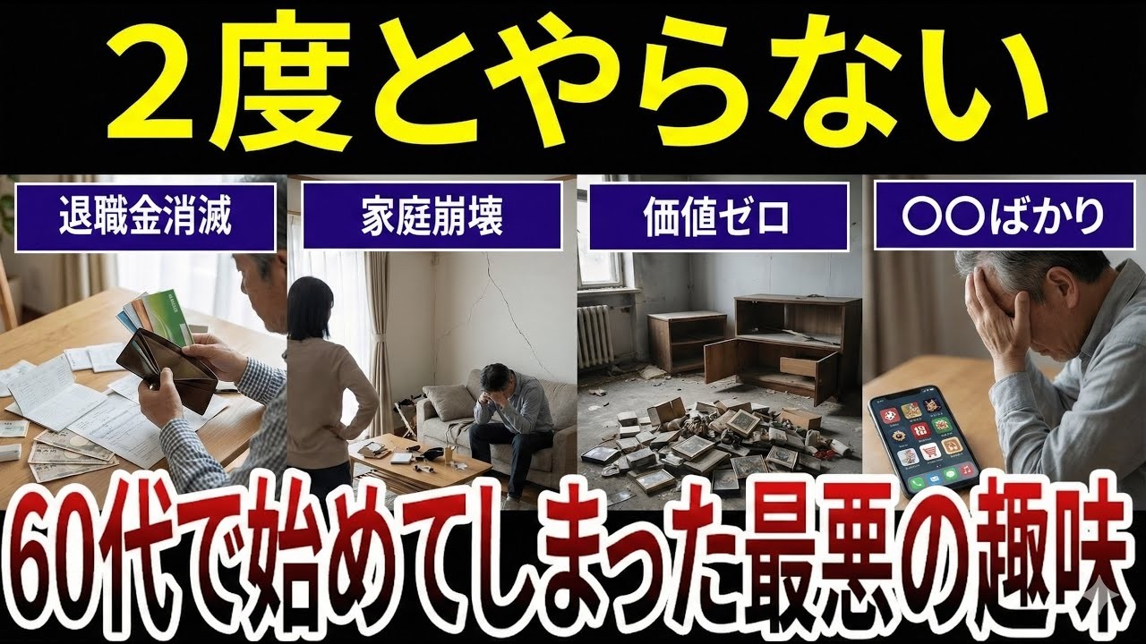 【シニア必見】老後を壊す最悪のシニア向け趣味！口コミ20選を紹介します