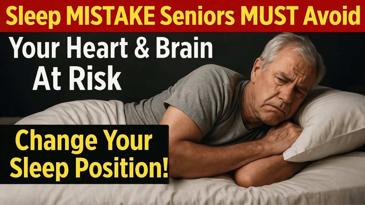 The Sleep Mistake Seniors Must Avoid: How Your Sleeping Position Can Harm Your Heart & Brain
