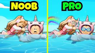 VICKOBABY e BABY VIRARAM NADADORAS PROFISSIONAIS no ROBLOX!