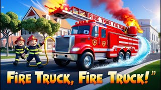 Fire Truck, Fire Truck Fun Kids Song & Sing-Along