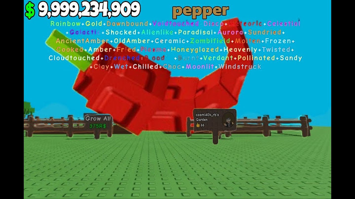 это самый дорогой перец в grow a garden😱 вырастил самый дорогой pepper в grow a garden😱!