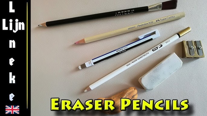 The Best And Worst Erasers For Artists of Graphite, Colored Pencil,  Charcoal, Pastel and Carbon 