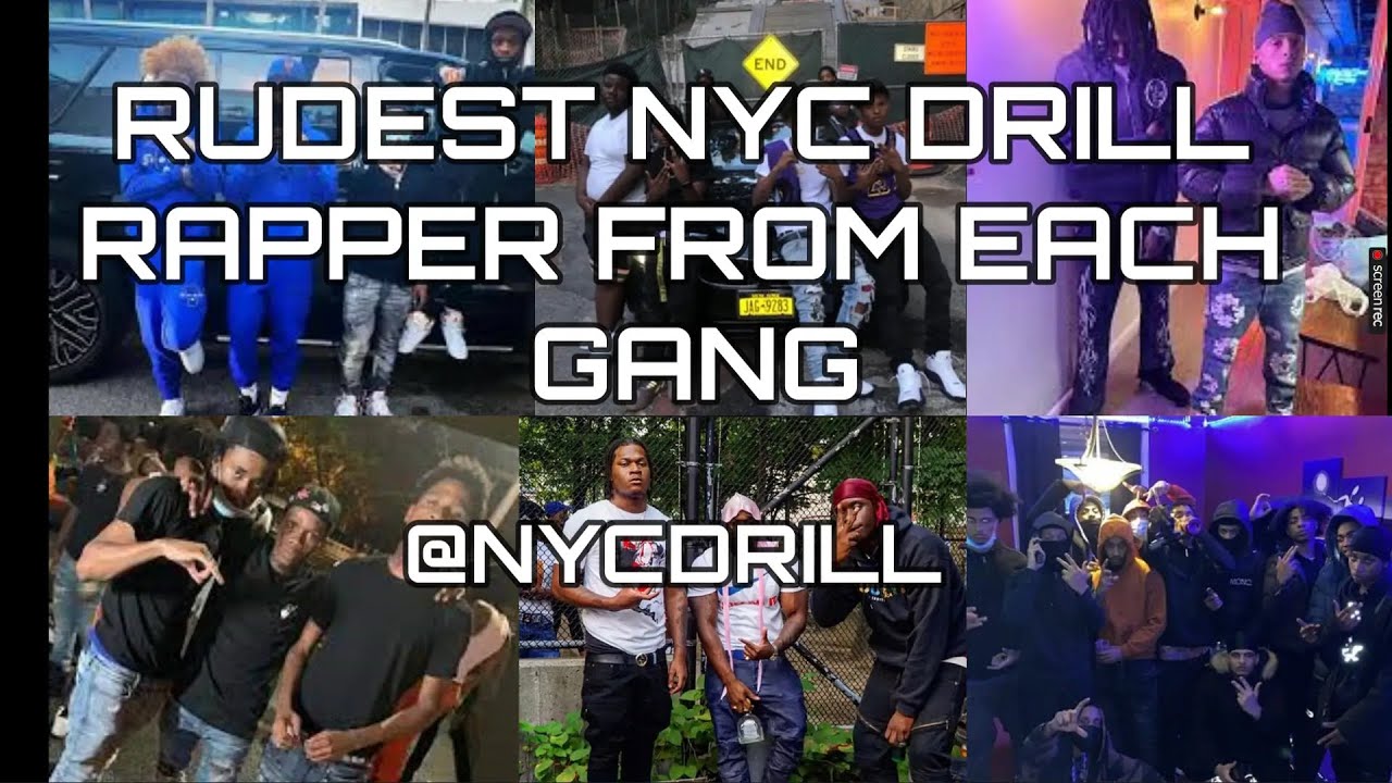 NYC Drill Rudest Rapper From Each Gang - YouTube Music
