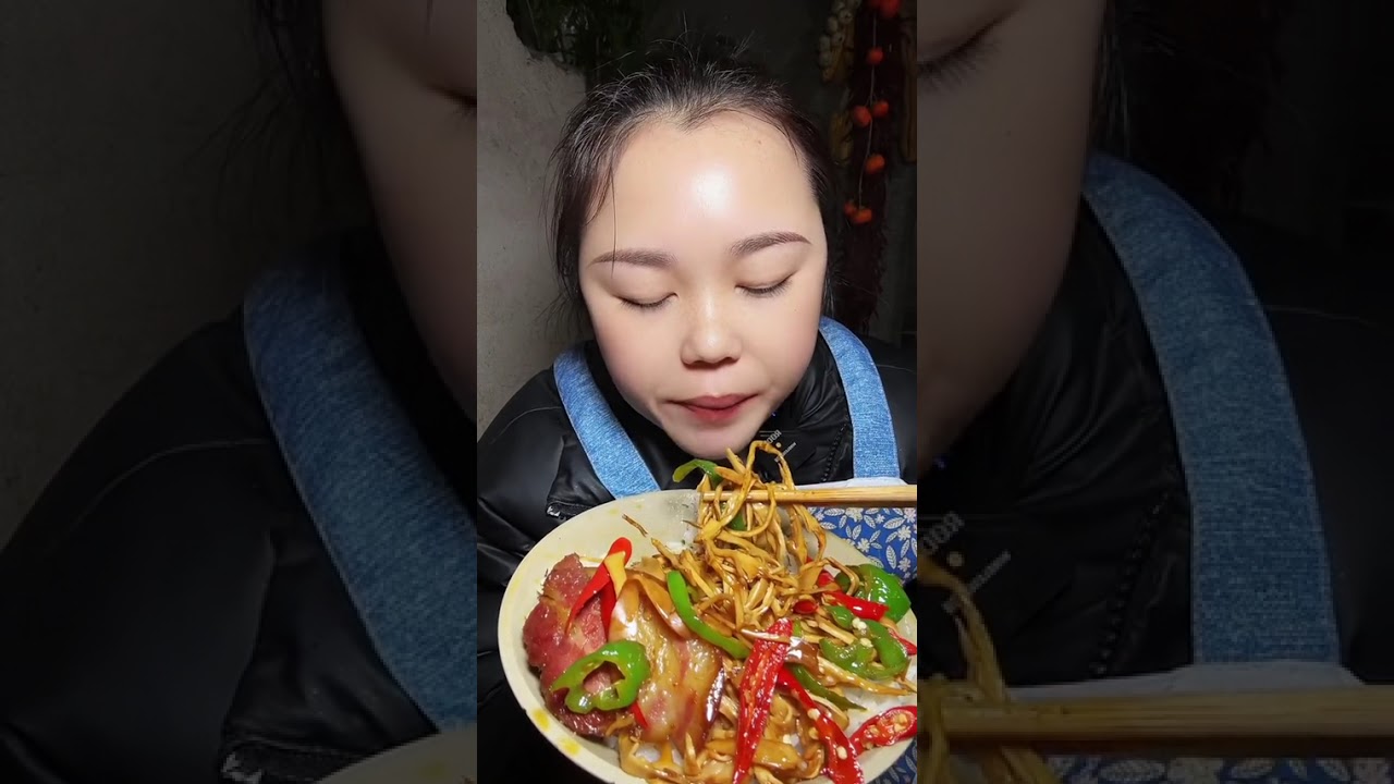 星满厨糯米笋（脆嫩爽口）拍三袋，五袋更划算！拿回家用清水冲洗一下，直接搭配腊肉或是五花肉爆炒特好吃 #美食 #农村家常菜