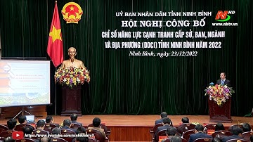 Công bố chỉ số năng lực cạnh tranh DDCI năm 2022
