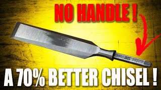 Why you should get chisels WITHOUT HANDLES!