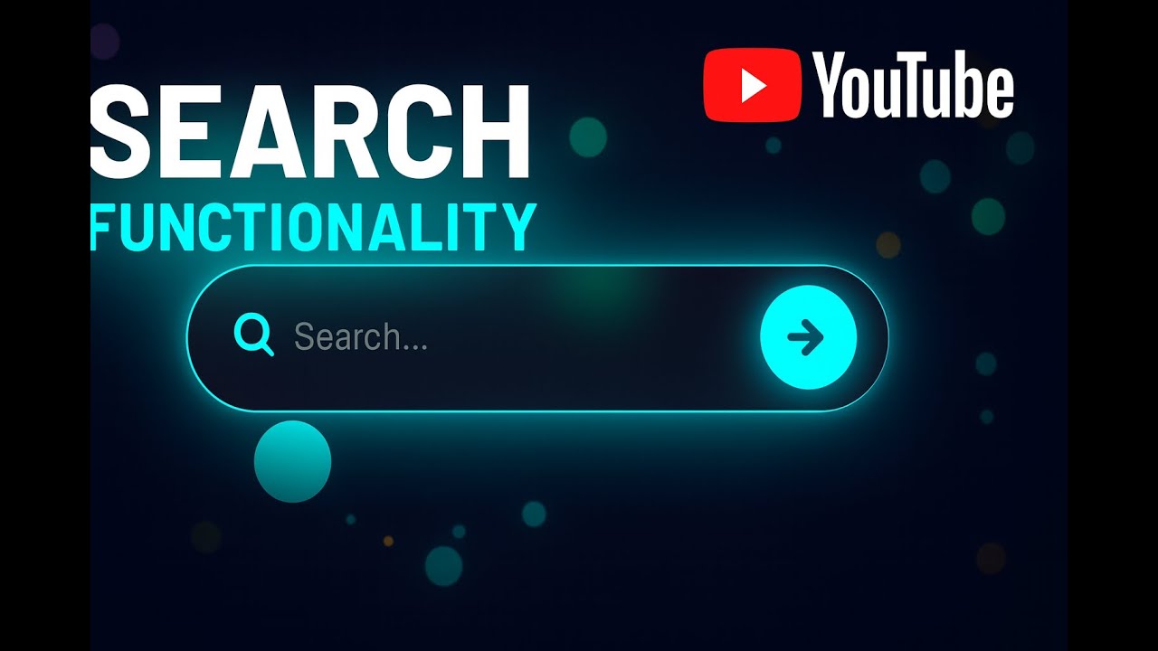 How to Create a Modern Search Bar UI | HTML CSS JavaScript (Clean ...
