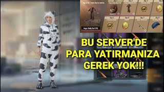Bu Serverda Herşey Bedava Bedava Uc - Pubg Mobi̇le