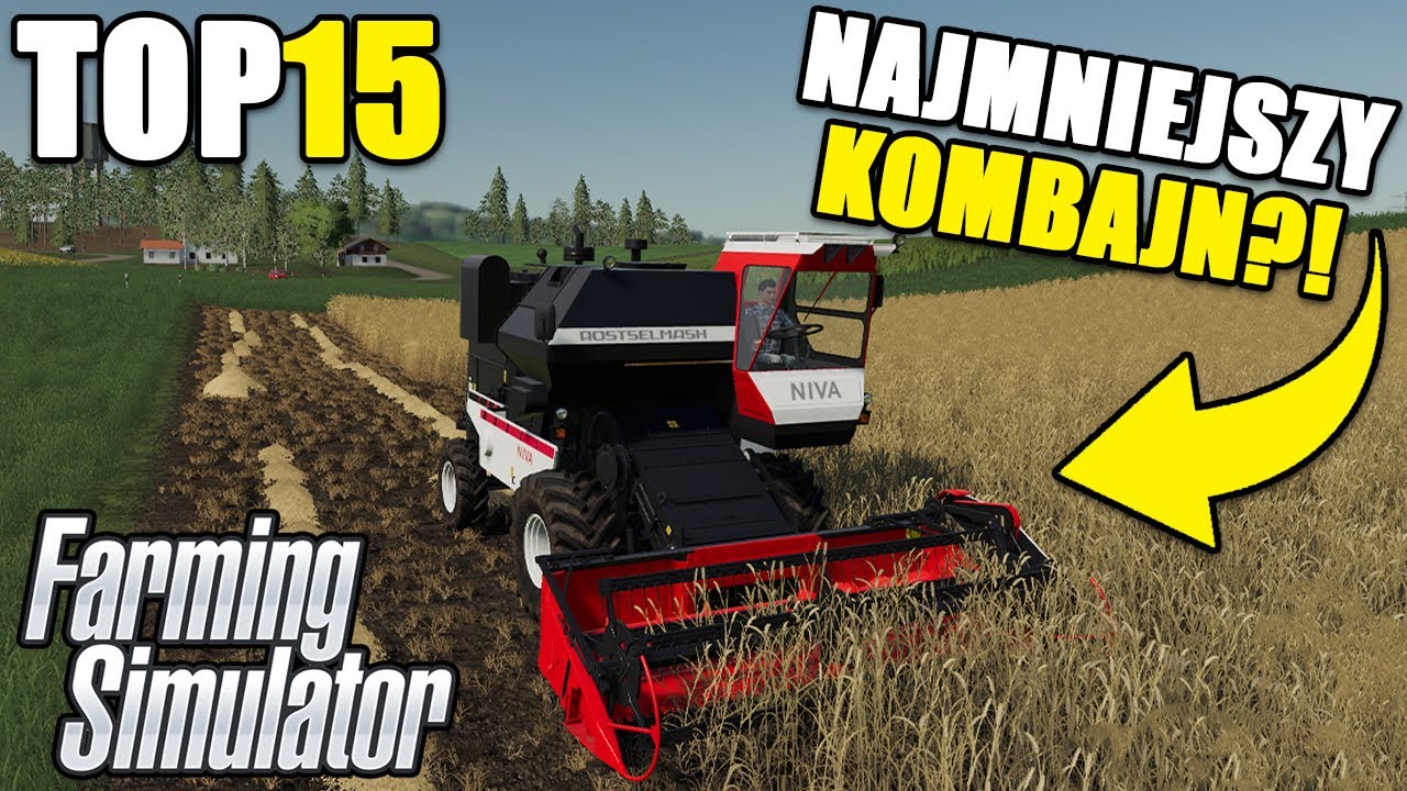 TOP 15 NAJMNIEJSZYCH KOMBAJNÓW W SERII GIER FARMING SIMULATOR!!!