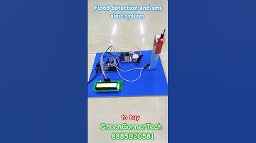 Flood detection and sms alert system.#schoolproject #arduinounoprojects #experiment #scienceproject