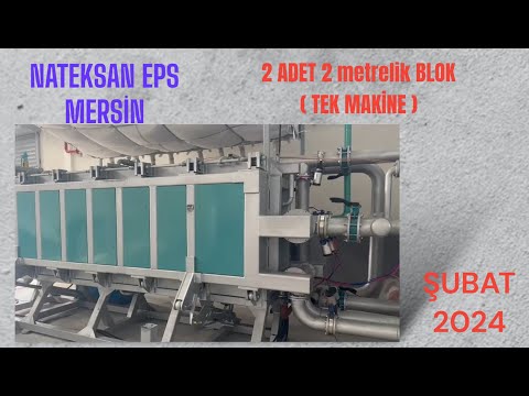 STRAFOR/ KÖPÜK ÜRETİM TESİSİ-MERSİN İLİ-NATEKSAN-START-UP DENEMELERİ(ÖZEL MAKİNE-2 ADET AYRI BLOK )