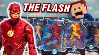 The Flash vs. Reverse Flash! DC Movies TV show Mcfarlane Toys Figures! Unboxing