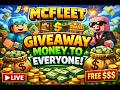 Giving Money To everyone In mcfleet (S2) | Grinding | Giveway  Money  🔥 #minecraft #smp| #mcfleet