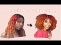 how i bleach my curly hair and keep it curly
