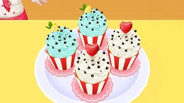 real Cake Maker 3D|| 3D cake || cupcake || my bakery ||cooking game || androidgameplay