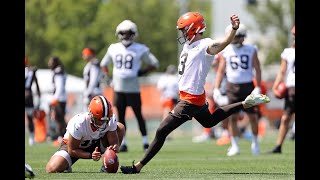 Cade York Continues to Impress at Browns Training Camp - Sports4CLE, 8/8/22