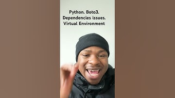 Solve applications dependencies  issues by creating virtual environments - boto3