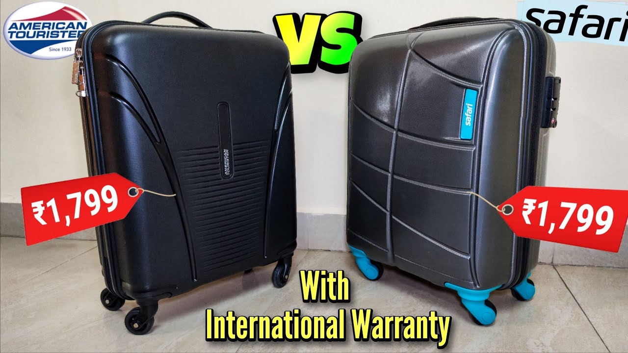 Safari Crypto vs American Tourister Ivy 55 cms TSA Cabin Luggage ...