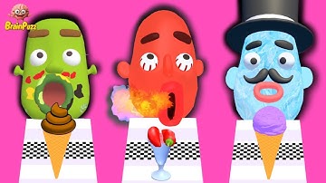 Sandwich Runner VS Ice Cream Runner VS Burger Master 🍦🥶 | ASMR Mobile Gameplay (iOS, Android)