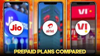 Jio vs Airtel vs Vodafone Vi New Plans Comparison | Endha Plan best ??🤔