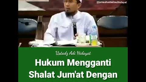 Hukum Mengganti Shalat Jum