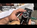 Thrifting vintage cameras in france
