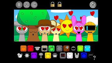 Sprunki Pyramix 0.9 Love Edition #incredibox   #fyp   #shorts  #sprunki