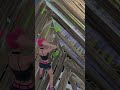 Why was she kissing the wall like that.