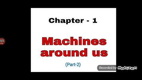 Computer Std 1 ch-1 Machines around us Part-2