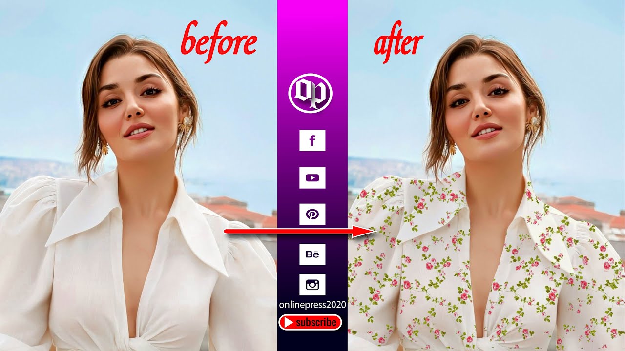 white dress design tutorial YouTube