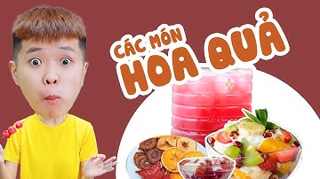 Tôm La Cà Tập Full #105: Vào Bếp Cùng Tôm Làm Tất Tần Tật Các Món Hoa Quả