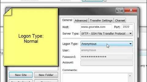 Using SFTP for Secure Website Server Login