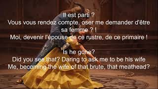 Belle Reprise de la belle et la bête VF avec paroles en français et anglais