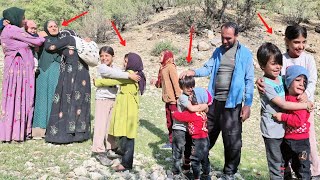 An emotional meeting with the grandmother: the family stayed in the mountains for fear of the police