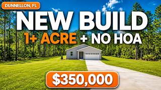 Florida New Construction on 1 Acre for 350K No HOA Near Ocala
