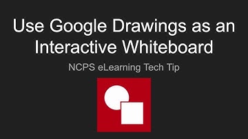 Google Drawings as Interactive Whiteboard