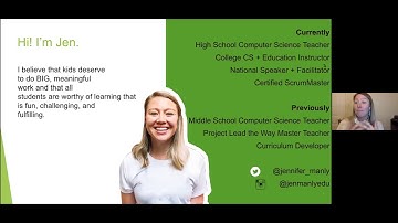 Webinar 20201216 The 21st Century CS Classroom: Agile as a Tool to Get You There