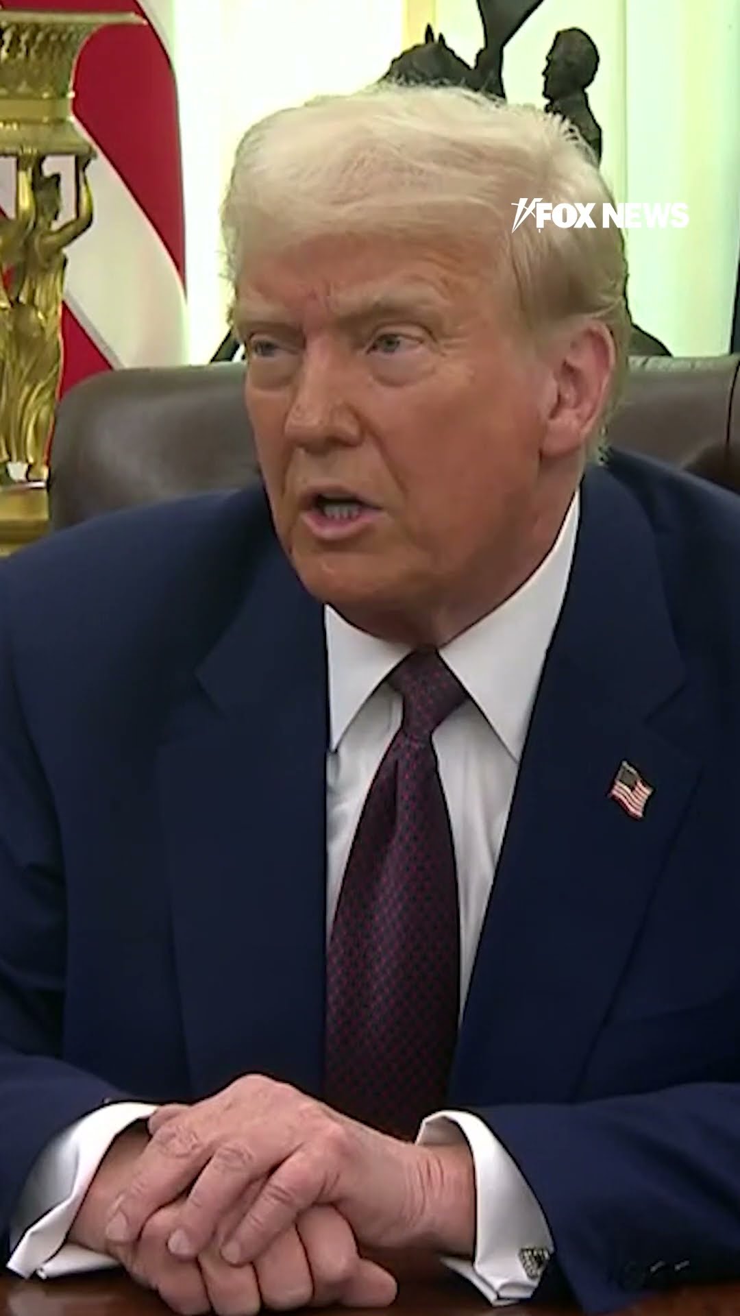 Trump shuts down reporter after suggesting major blowback from tariffs