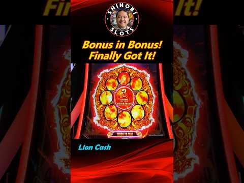Lion Cash Bonus in the Bonus Finally Triggered! #shortfeed #shorts #peppermillcasino