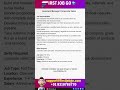 Assistant manager corporate sales #firstjobgo #workopportunities #careerdevelopment