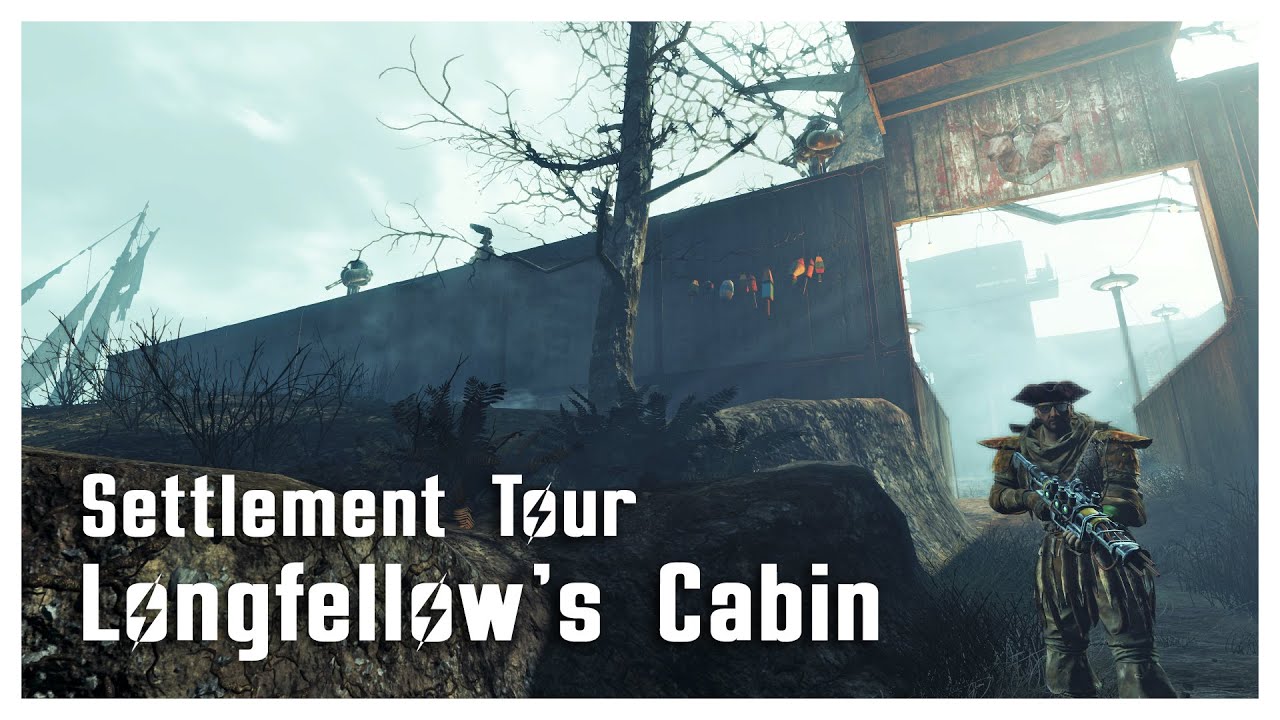 Longfellow's Cabin No Mods Fallout 4 Settlement Tour 12 YouTube
