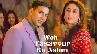 Woh Tassavur Ka Aalam | Woh Pyaar Pyaar Pyaar | Akshay, Kareena | Udit \u0026 Alka | Aitraaz | Hindi Song